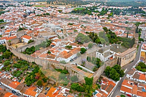 Panorama of Portuguese town Serpa