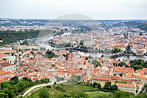 Panorama of Prague