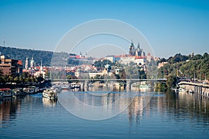 Panorama of Prague and Hradcany