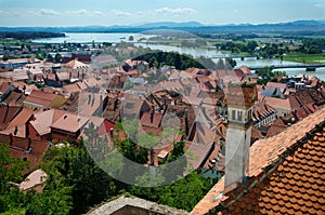 Panorama of Ptuj, Slovenia