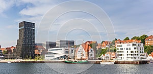 Panorama of the quayside in historic town Sonderborg