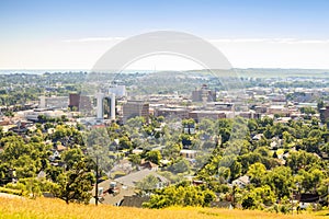 Panorama of Rapid City, South Dakota.