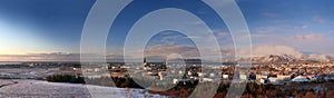 Panorama of ReykjavÃÂ­k photo