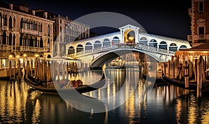 Panorama of Rialto\'s Bridge, Venice