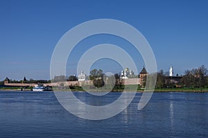 Panorama of River Volkhov and Kremlin, Veliky Novgorod