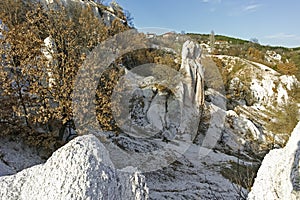 Panorama of Rock Formation The Stone Wedding, Bulgaria