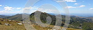 Panorama in Rodnei Mountains, Romanian Carpathians