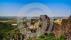 Panorama of Rohtas fortress in Punjab Pakistan