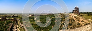 Panorama of Rohtas fortress in Punjab Pakistan