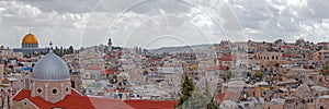 Panorama - Roofs of Old City, Jerusalem