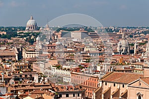 Panorama roofs of Rome