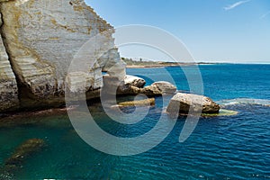 Panorama of Rosh ha nikra cape.Israel