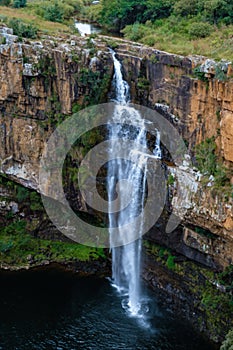 Panorama route Soute Africa, Blyde river canyon with the three rondavels,impressive view of three rondavels and the