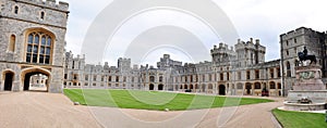 Panorama of Royal Apartments, Windsor castle, UK