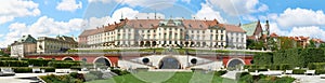 Panorama of the Royal Castle in Warsaw