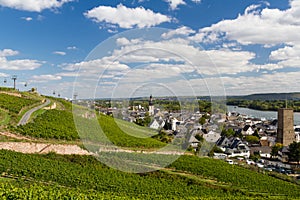 Panorama of Ruedesheim am Rhein