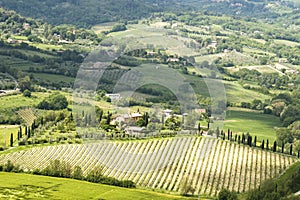 Panorama of rural Umbrian