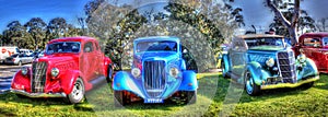 Panorama of 1930S Ford Tudors