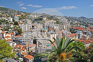 Panorama of San Remo, Italy