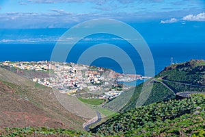 Panorama of San Sebastian de la Gomera, Canary Islands, Spain