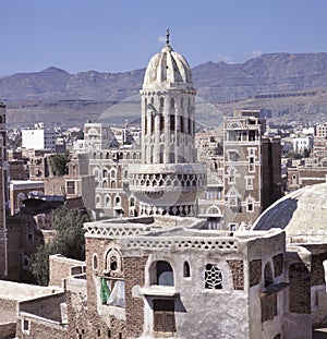 Panorama of Sanaa, the capital of Yemen