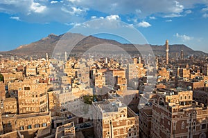 Panorama of Sanaa, Yemen