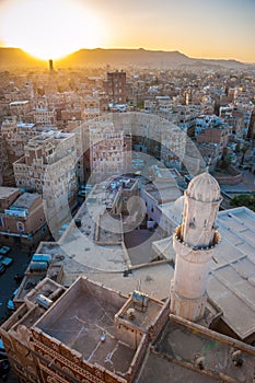 Panorama of Sanaa, Yemen