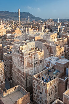 Panorama of Sanaa, Yemen