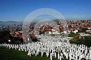 Panorama of Sarajevo photo