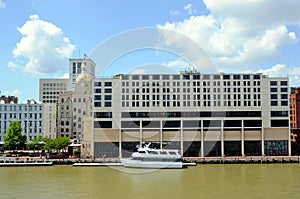 Panorama of the Savannah, Georgia.