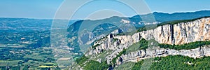 Panorama of scenic valley Combe Laval in the Vercors France photo