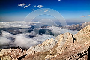 Panorama of Schalbus-Dag mountain, Dagestan, Caucasus Russia