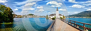 Panorama of Schloss Orth.