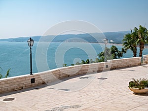 panorama from sea of Vieste, IT