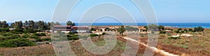 The panorama of seacoast near Paphos. Cyprus