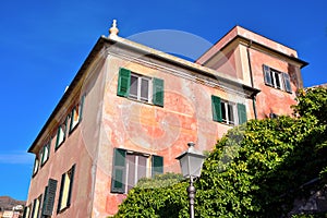 Panorama of the seaside village of Nervi