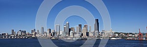 Panorama - Seattle waterfront skyline