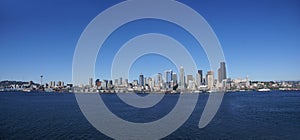 Panorama - Seattle waterfront skyline