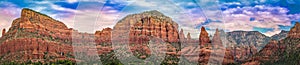 Panorama of Sedona Arizona