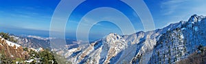 Panorama of Seoraksan in winter,Famous mountain in Koreaà¹ƒ