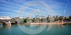 Panorama of Seville and the Guadalquivir photo