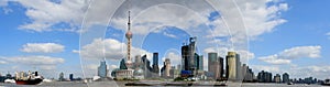 Panorama of Shanghai (the bund) photo