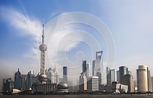 Panorama of Shanghai, China