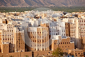 Panorama of Shibam, Hadhramaut province, Yemen