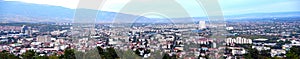 Panorama shot of the town of Skopje