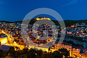 Panorama of the Sibenik from St Michael Fortress