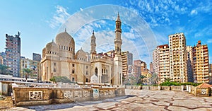 Sidi Yaqut al-Arshi mosque in Alexandria, Egypt