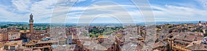 Panorama of Siena town, Tuscany, Italy