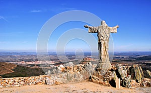 Panorama of Sierra Marofa in Figueira de Castelo Rodrigo photo