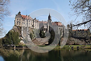 Panorama of Sigmaringen castle, Germany